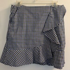 Polo by Ralph Lauren Blue Mini Wrap Skirt